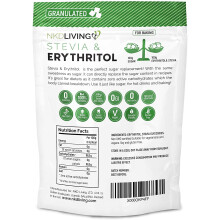 NKD Living Stevia Erythritol 11 Same Sweetness as Sugar Natural Zero