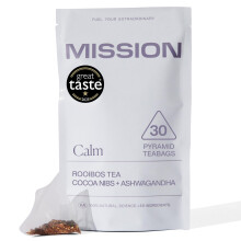MISSION - Calm Tea - Rooibos Tea w/ Cocoa & Ashwaganda - Reduce Stress