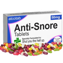 Anti Snore Snoring Funny Joke Pill Box Jelly Beans, Xmas, Secret Santa, Rude Gift, Gifts for Men, Gifts for Women, Funny Birthday Gifts, Husband Gift