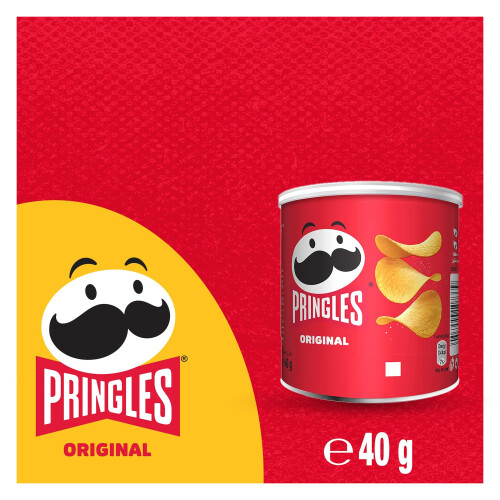 Pringles Pringles Original Potato Chips 40g Pack of 12 1
