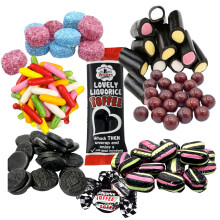 Liquorice Sweets Gift Box Liquorice Torpedoes Pontefract Cakes Anisee