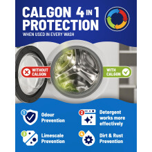 Calgon Gel 4in1 Washing Machine Water Softener Gel 750ml Pack of 6 6 x