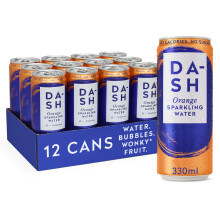 DASH Water Orange - 12 x Orange Flavoured Sparkling Water