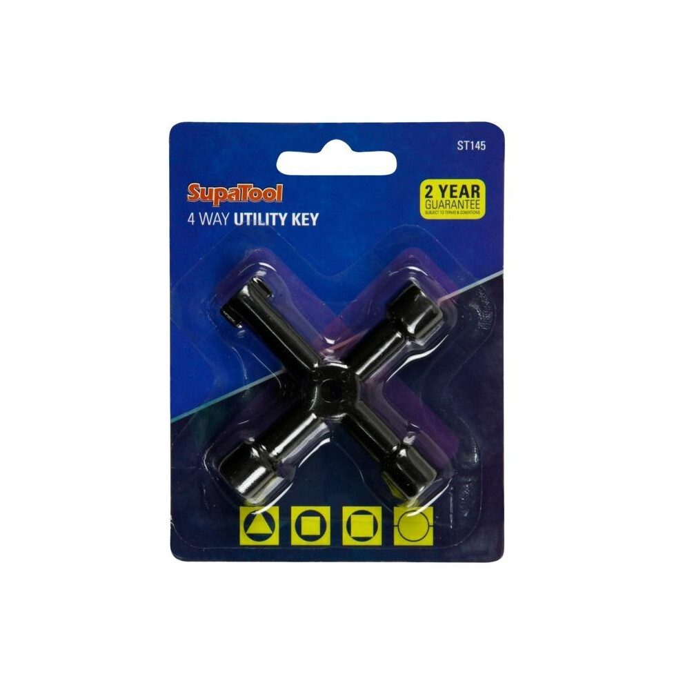 Supatool 4 Way Utility Key 5059444315800