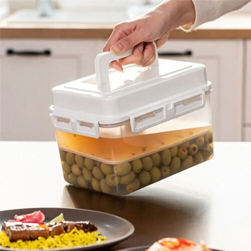 Pickle Jar-Leakproof Fermentation Container for Gherkin, Sauerkraut,Storage and Fermentation Solution 2
