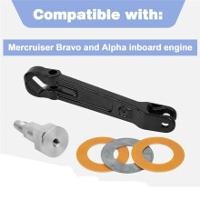 866322A01 for Bravo&Alpha One Gen2 Upper Gimbal Steering Arm Shaft Pin 98230A1 866718A01 98262A1