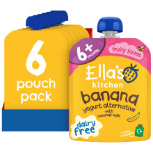 Ella's Kitchen Dairy Free Banana Yoghurt Alternative from 6 Months 90g