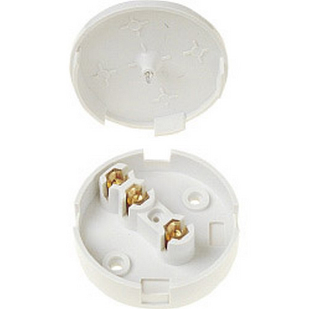 Dencon 30A 3 Terminal Junction Box With Selective Entries 5059444596827