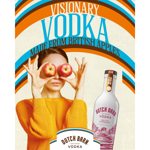 Dutch Barn British Raspberry Vodka | Smooth & Bursting with Natural Flavour | Ha 2