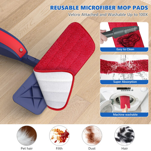 Microfibre Spray Mops for Cleaning Floors 2