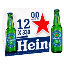 Heineken 0.0 Alcohol Free Beer Bottle 12 X 330Ml (Packaging may vary)