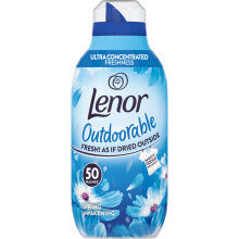 Lenor Outdoorable Fabric Conditioner Spring Awakening 50 Washes 700ml Long Lasting Freshness Ultra Concentrated Fabric Softener Outdoor Fresh Scent
