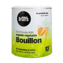 Dr. Coy's Organic Vegetable Bouillon Powder 150g - Gluten Free, Vegan Broth for