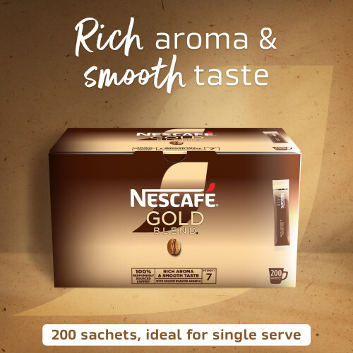 Nescafe NESCAFÉ Gold Blend Medium Roast Instant Coffee Sachets 2