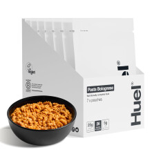 Huel Hot & Savoury Meal Packs, Pasta Bolognese, 7 Meals, Plant