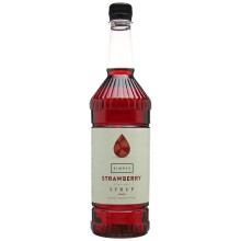Simply Strawberry Syrup 1 Litre, Alcohol Free, Gluten Free, No artificial colours, Nut Free