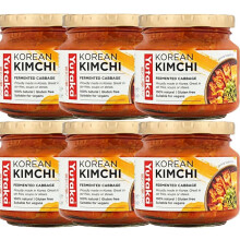 Yutaka Traditional Korean Kimchi 200g (Pack of 6) | Authentic Fermented Napa Cab