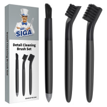 MR.SIGA Grout Cleaner Brush Set, Detail Cleaning Brush Set for Tiles