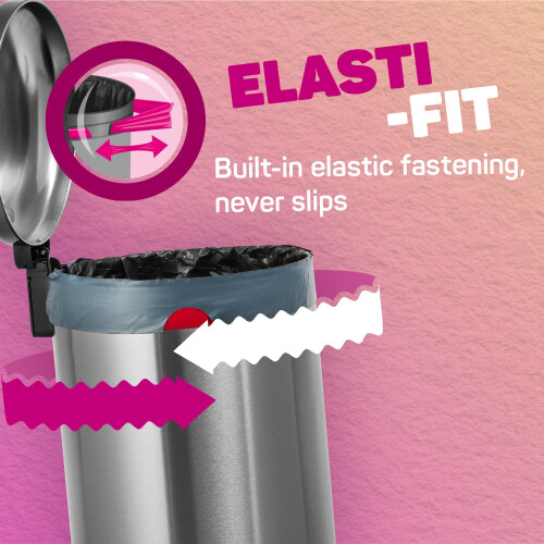 Bacofoil Elasti - Fit Bin Liners - Leak - Eco 2