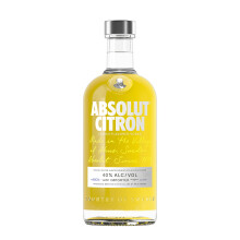 Absolut Citron Lemon-Flavored Vodka, 40% ABV, 70cl, Made in Southern Sweden, Awa
