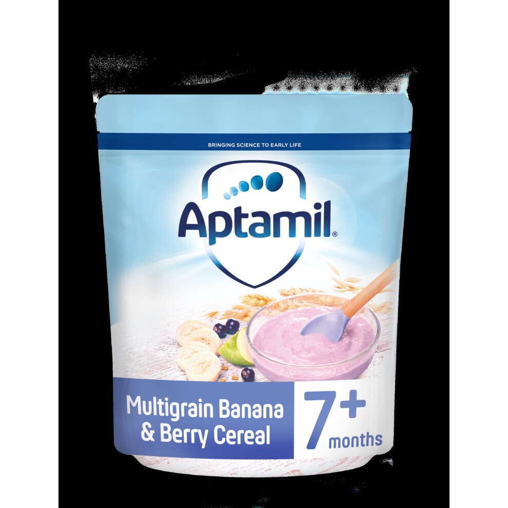 Aptamil Multigrain Banana And Berry Porridge Baby Food Cereal 7 Months