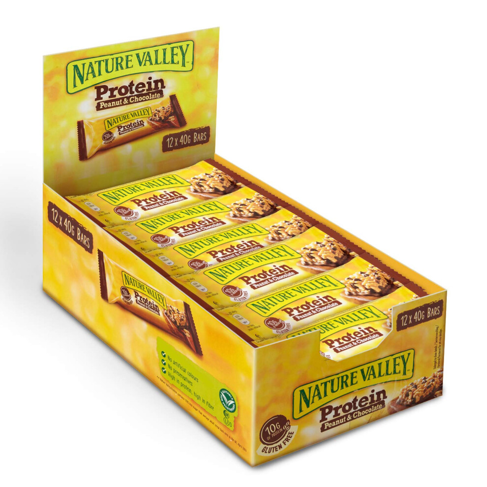 Nature Valley Protein Peanut & Chocolate Cereal Bars, 40G