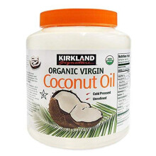 Kirkland Coconut Oil Unrefined Virgin Cold Pressed 100% Pure 2.38kg