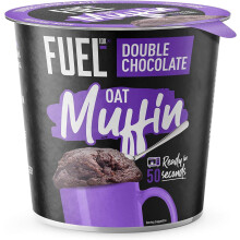FUEL10K Chocolate Oat Muffin Protein Snack Pot 52 g Pack of 8
