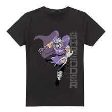 (M, Black) Teenage Mutant Ninja Turtles Mens Arcade Shredder Retro T-Shirt