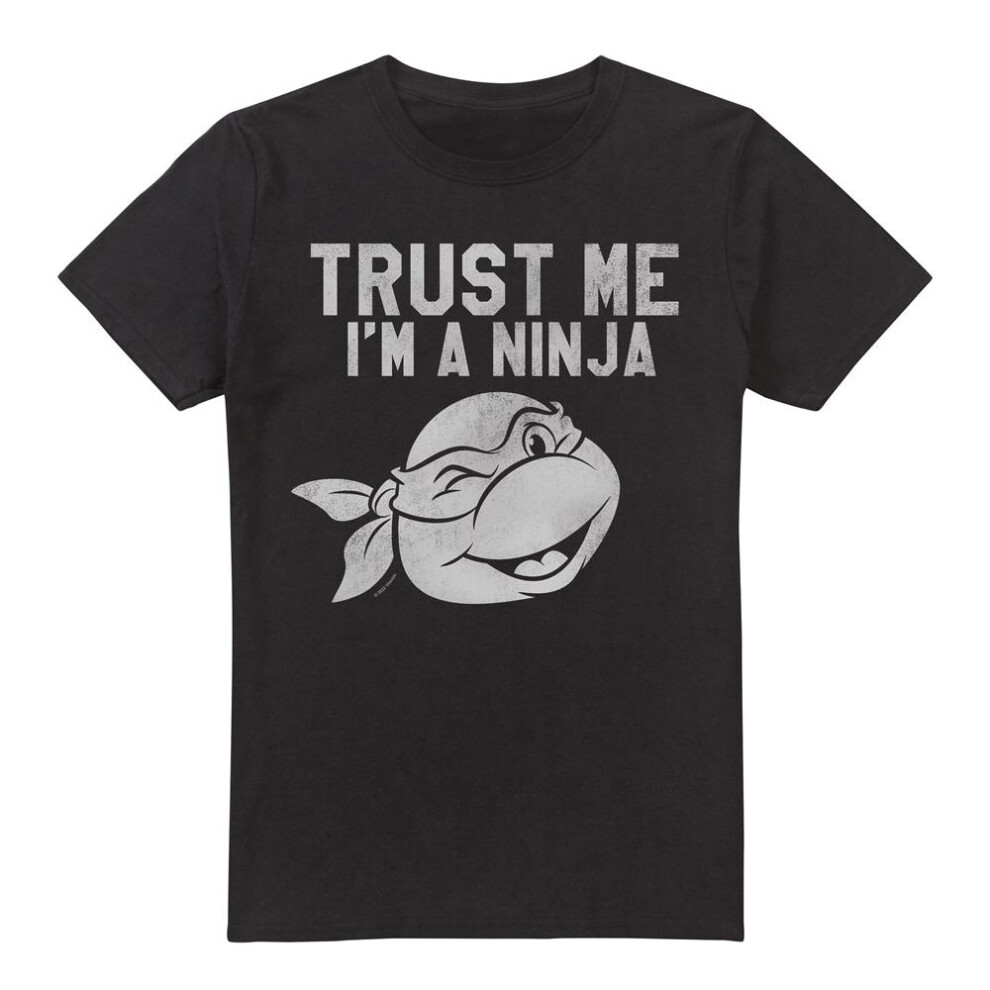 Teenage Mutant Ninja Turtles (S, ) Mens Trust Me I'm A Ninja T-Shirt Black