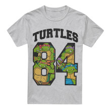 (XL, Sport Heather) Teenage Mutant Ninja Turtles Mens 84 Turtles T-Shirt