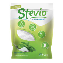 Stevio Premium Stevia Sweetener 500g, Tastes Like Sugar, Diabetic & Keto Friendly, No Bitter Aftertaste, Spoon for Spoon