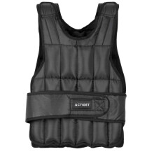ACTIGET verstellbare Gewichtsweste 10 kg, Training für Krafttraining und Laufen, schwarz