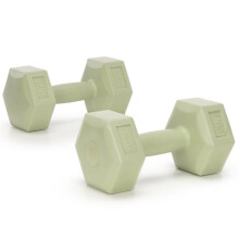 2x1,5 kg haltères hexagonaux pour exercices de fitness, poids, lot de 2, vert