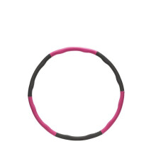 ACTIGET Aro de fitness plegable, 88 cm, espuma NBR, gris y rosa