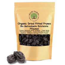 Raw Farm - Organic Dried Pitted Soft Prunes 1 kg – No Addded Sugar,