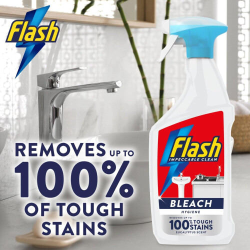 Flash FLASH MULTI PURPOSE BLEACH SPRAY CLEANER 2 x 800ml 1