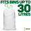 BIN IT 40 Drawstring 30l & Secure, Refuse Sacks, Bin Bags, Bin Liners 5