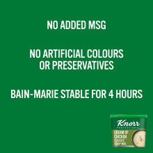 Knorr Classic Cream Of Chicken Soup 25 Portions Makes 425 Litres 39737