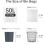 bllk Bin Bags Bin Liners 50l Swing Bin Liners Pedal Drawstring Bin 5