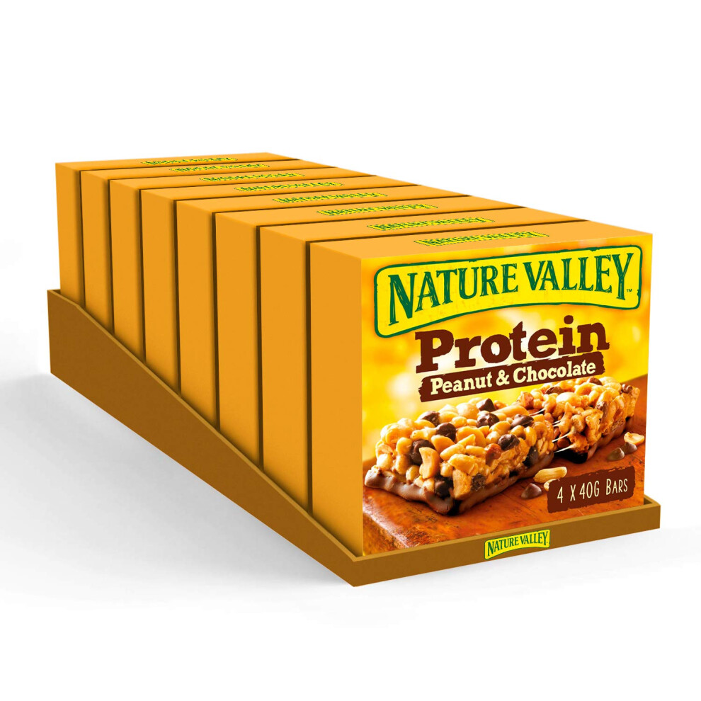 Nature Valley Protein Peanut & Chocolate Gluten Free Cereal Bars 4 X