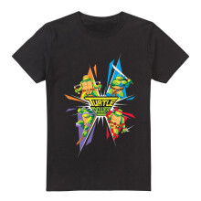 (XL, Black) Teenage Mutant Ninja Turtles Mens Turtle Power T-Shirt