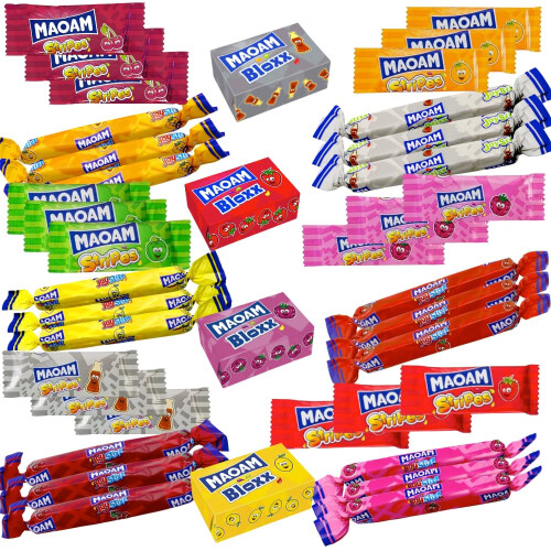 Maoam Sweets | 40 Piece Letterbox Sweets Gift Box | Maoam Stixx, 1