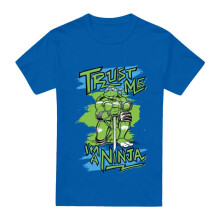 (L, Royal Blue) Teenage Mutant Ninja Turtles Mens Trust Me I'm A Ninja T-Shirt