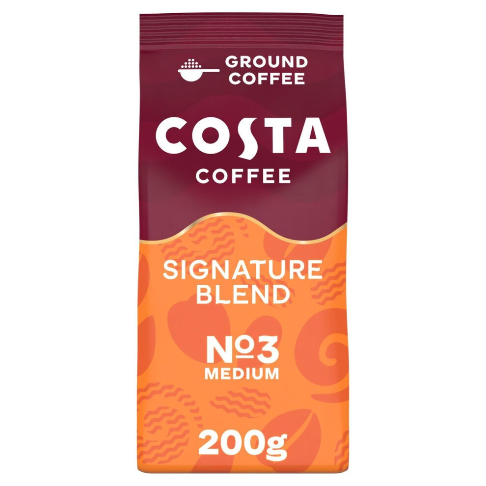 COSTA COFFEE Signature Blend Roast & Ground for Cafetiere, 1000 g,-image-OPC-PVQNXVT-NEW