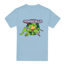(M, Light Blue) Teenage Mutant Ninja Turtles Mens Donatello Does Machines T-Shirt