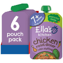 Ella's Kitchen Cheery Chicken Roast Dinner 130 g (Pack of 6)