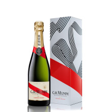 G.H. Mumm Cordon Rouge Non Vintage Champagne with Gift Box, 75 cl