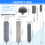 8 PCS Microfiber Feather Duster, Extendable Washable Cobweb Duster with 100 inches Long Telescopic Duster for Cleaning Ceiling Fan,Blinds 2