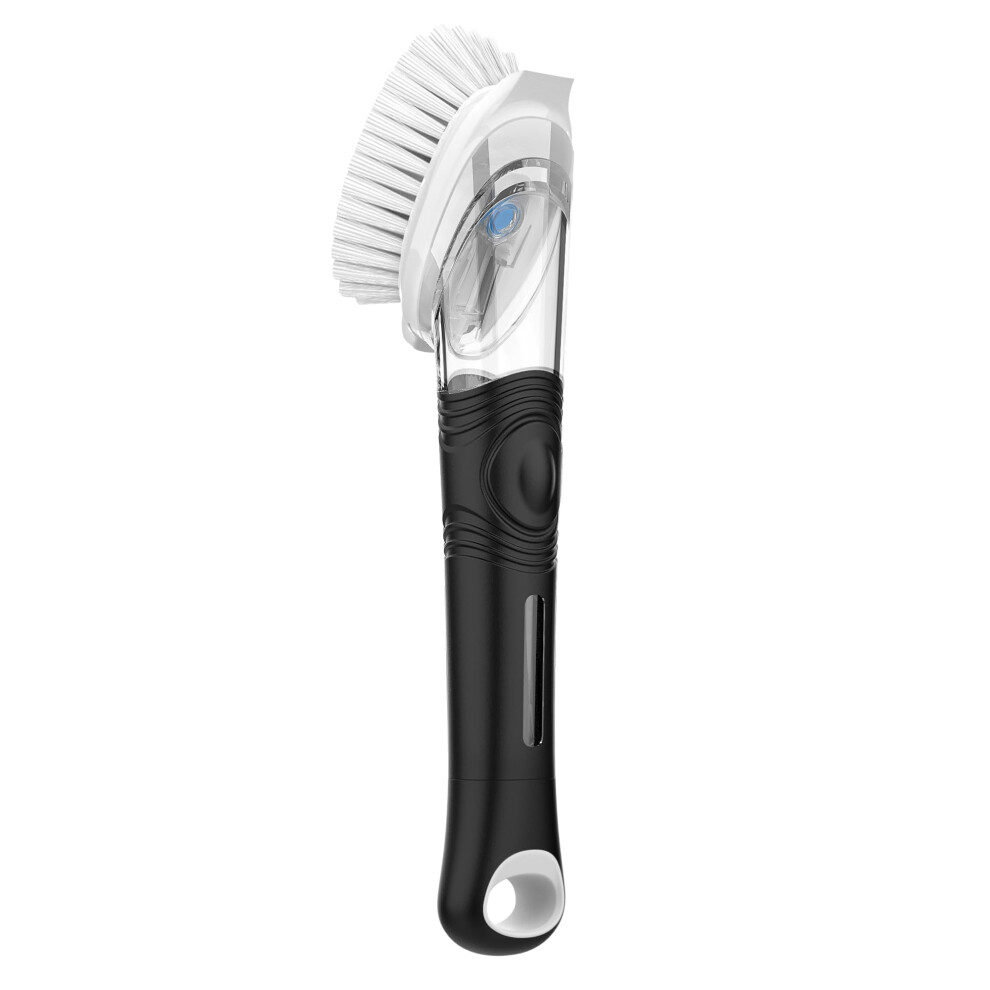 Mr.siga Soap Dispensing Dish Brush, Kitchen Brush For Pot Pan Sink